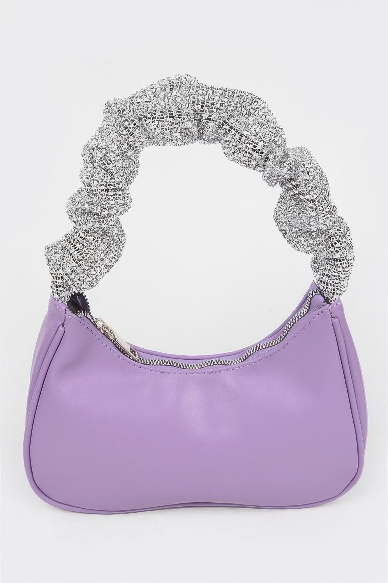 Textured Strap Faux Leather Shoulder Bag Secondary image