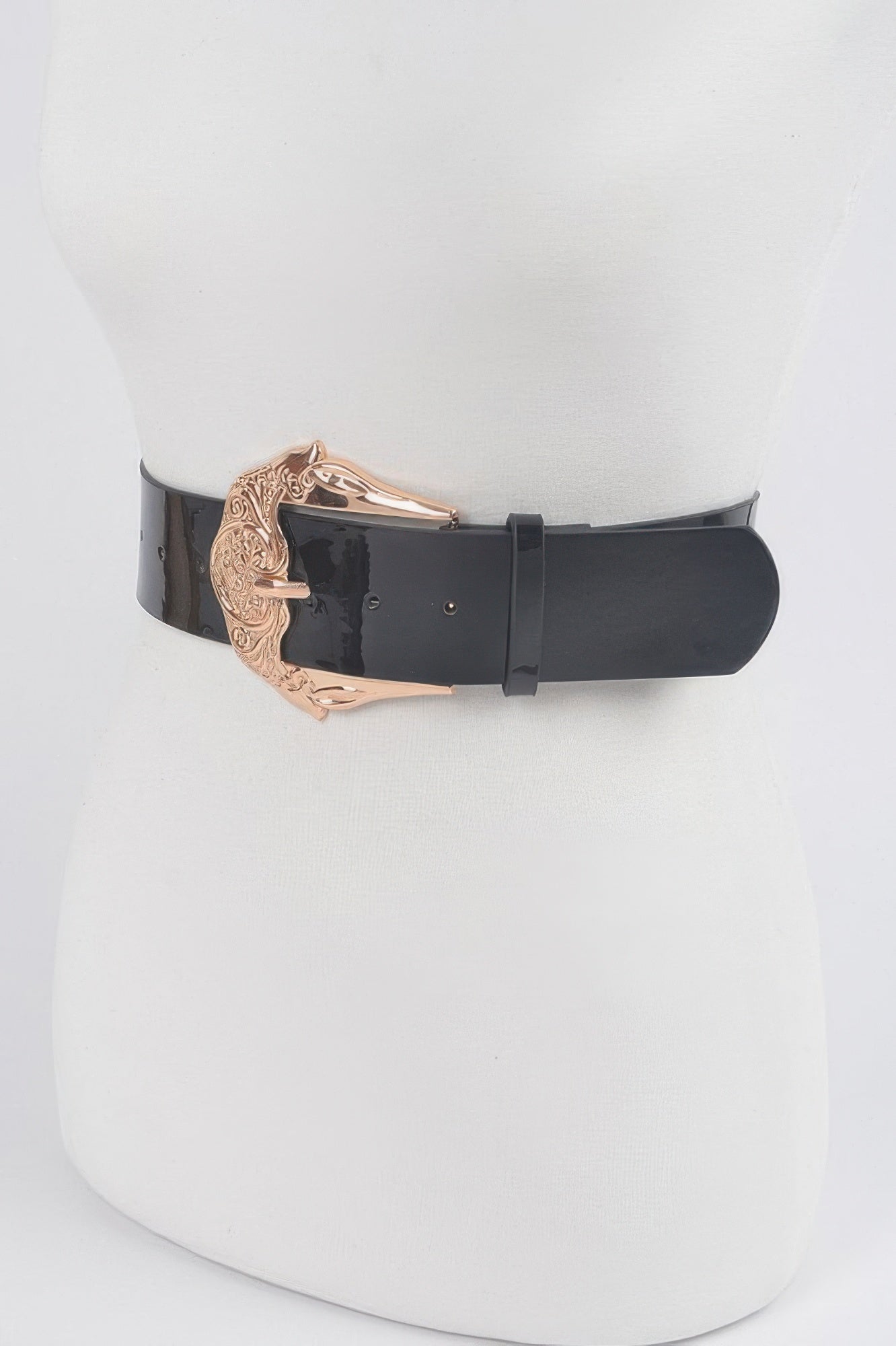 Enamel Belt with Ornate Metal Buckle Secondary image