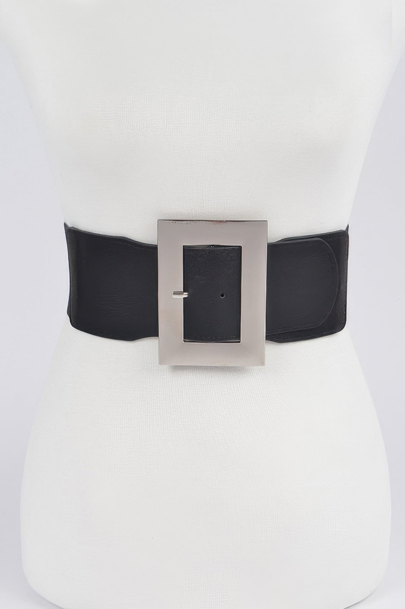 Wide Buckle Elastic Belt Secondary image