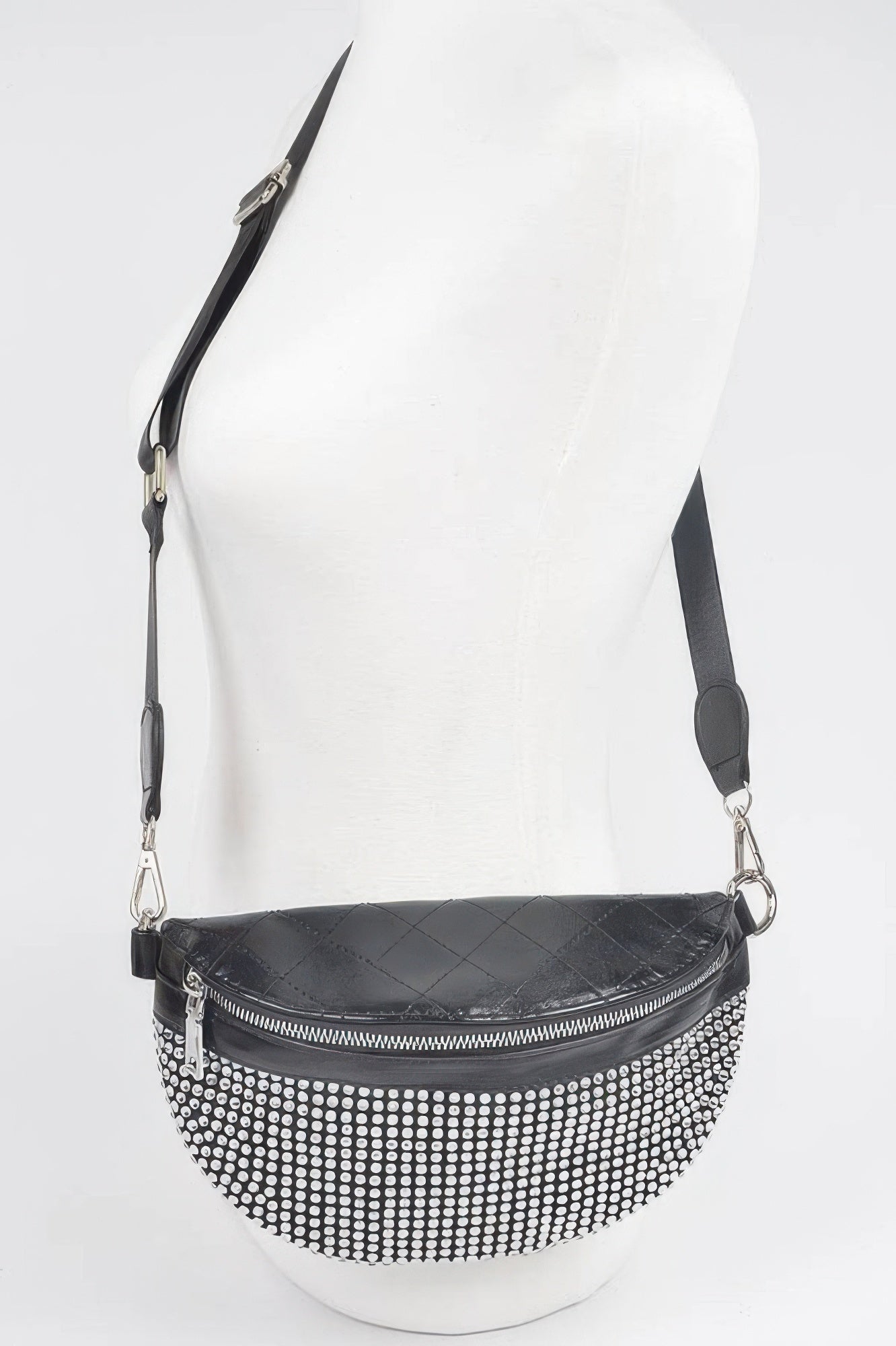 Rhinestone Studded Belt Bag Secondary image