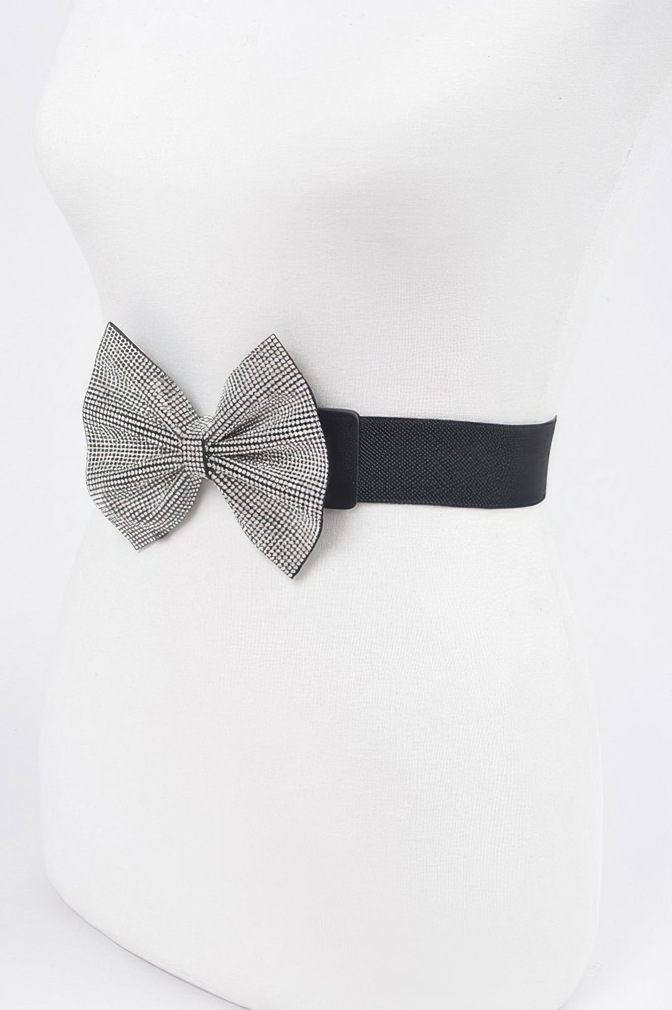 Rhinestone Bow Accent Belt Secondary image