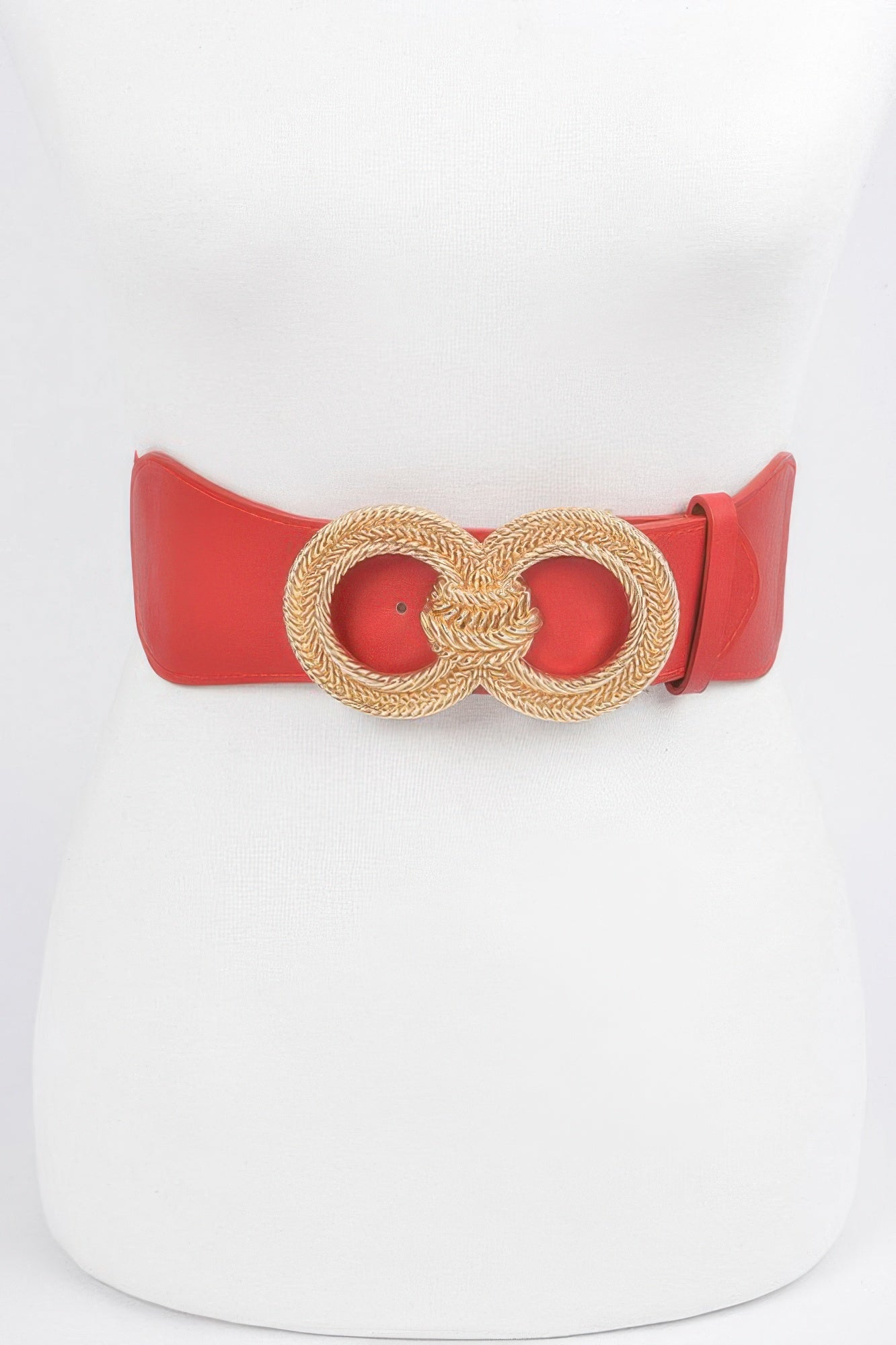 Intertwined Double-Loop Buckle Belt Secondary image