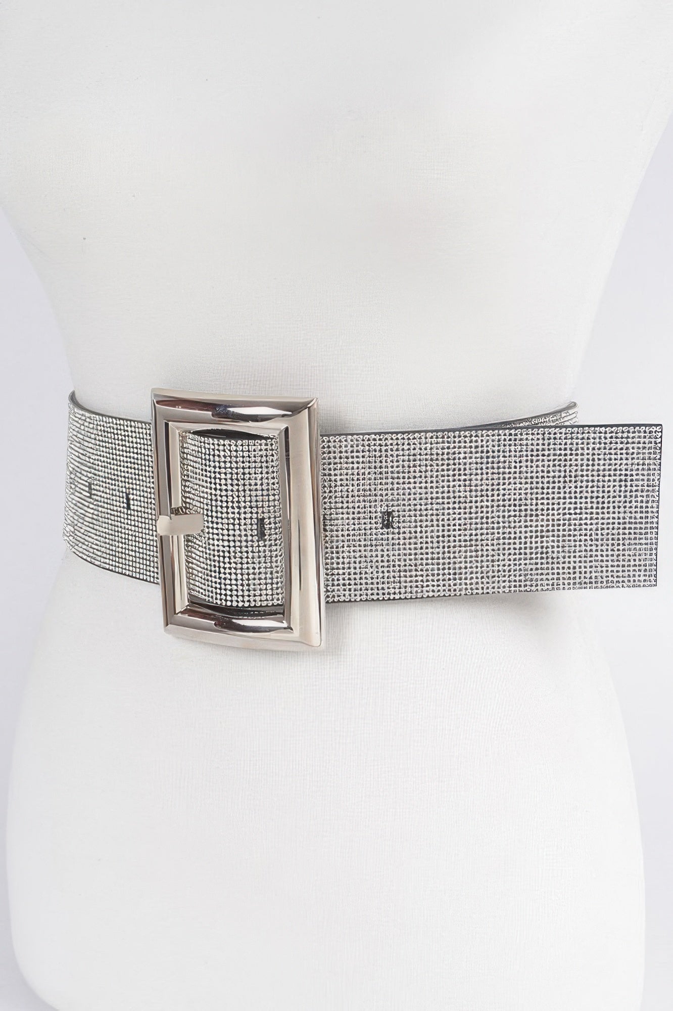 Wide 49.5-Inch Textured Waist Belt Secondary image