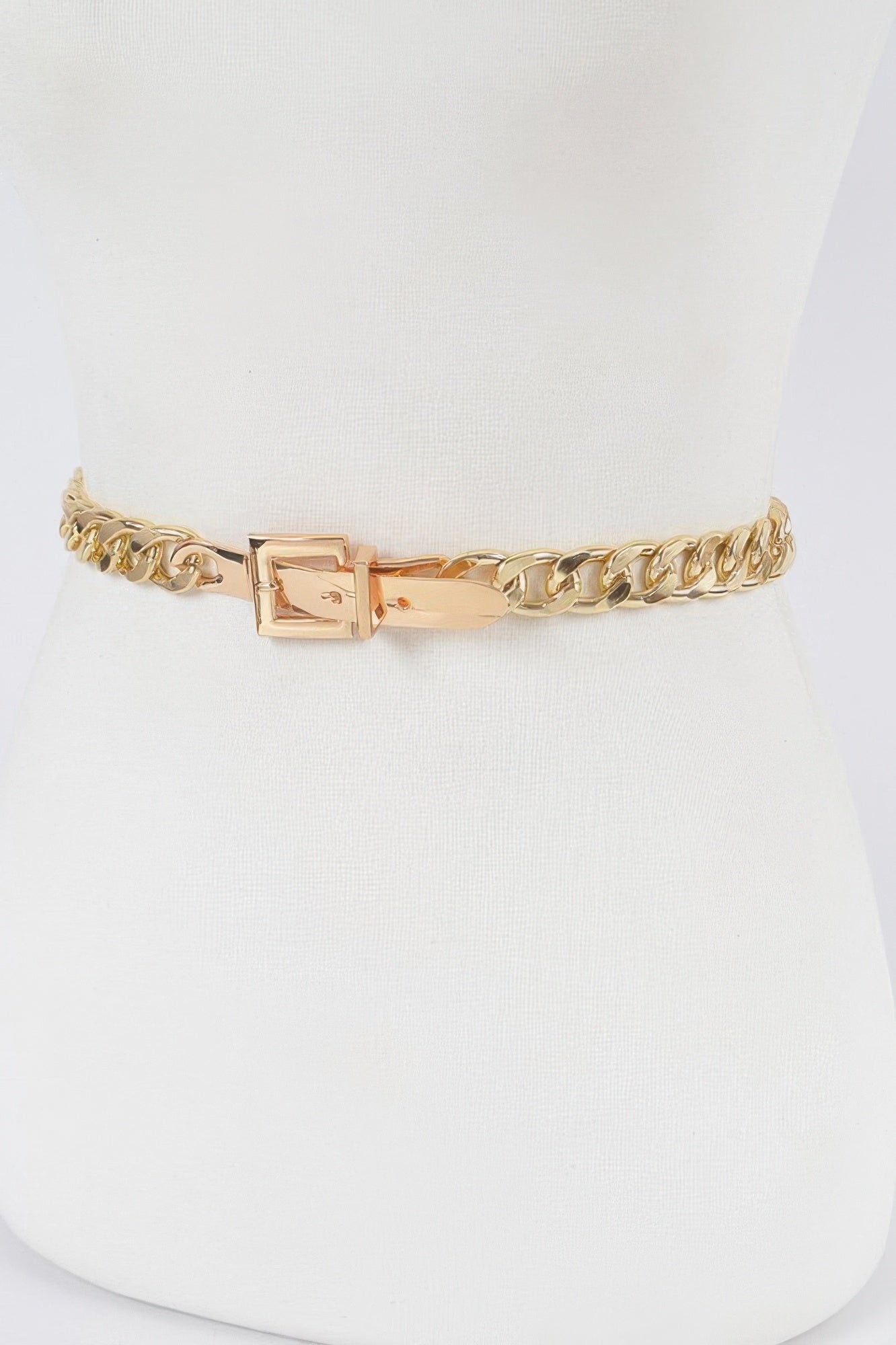 Gold Chain Belt with Buckle Secondary image