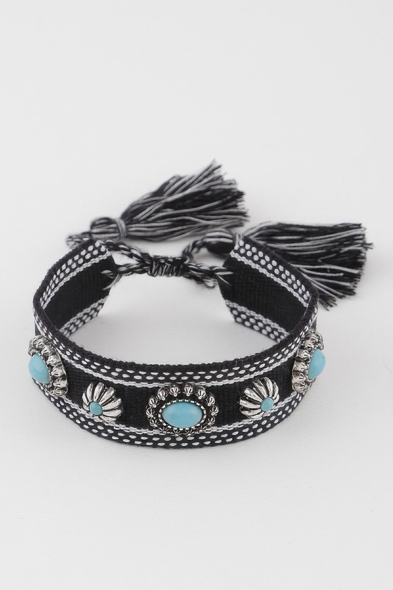 Braided Bracelet with Turquoise Accents Secondary image