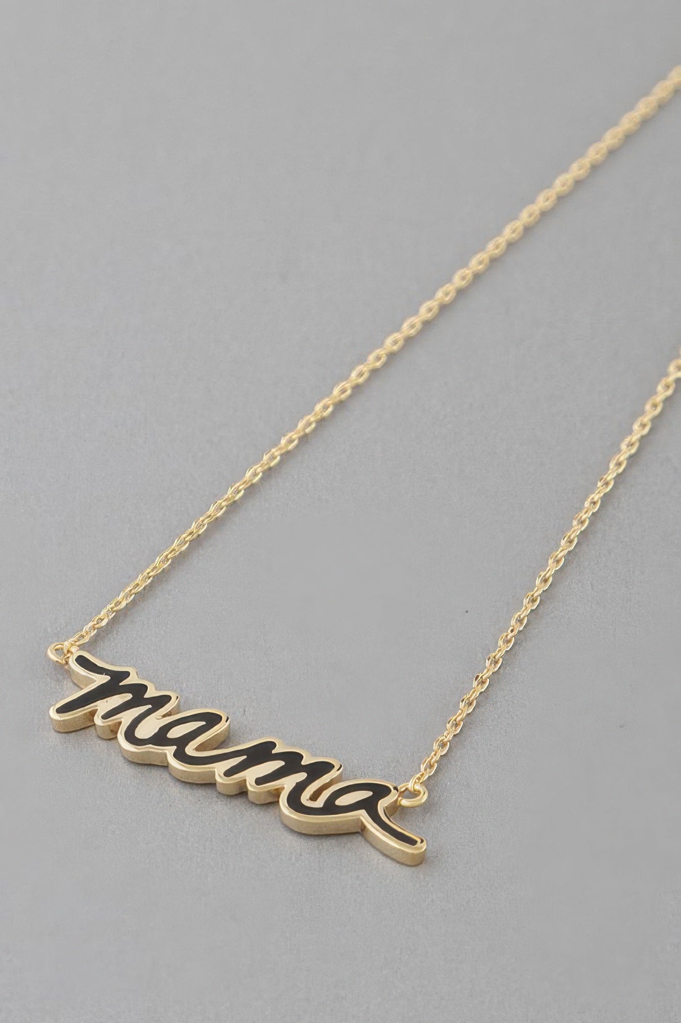 Mama Script Pendant Necklace Secondary image
