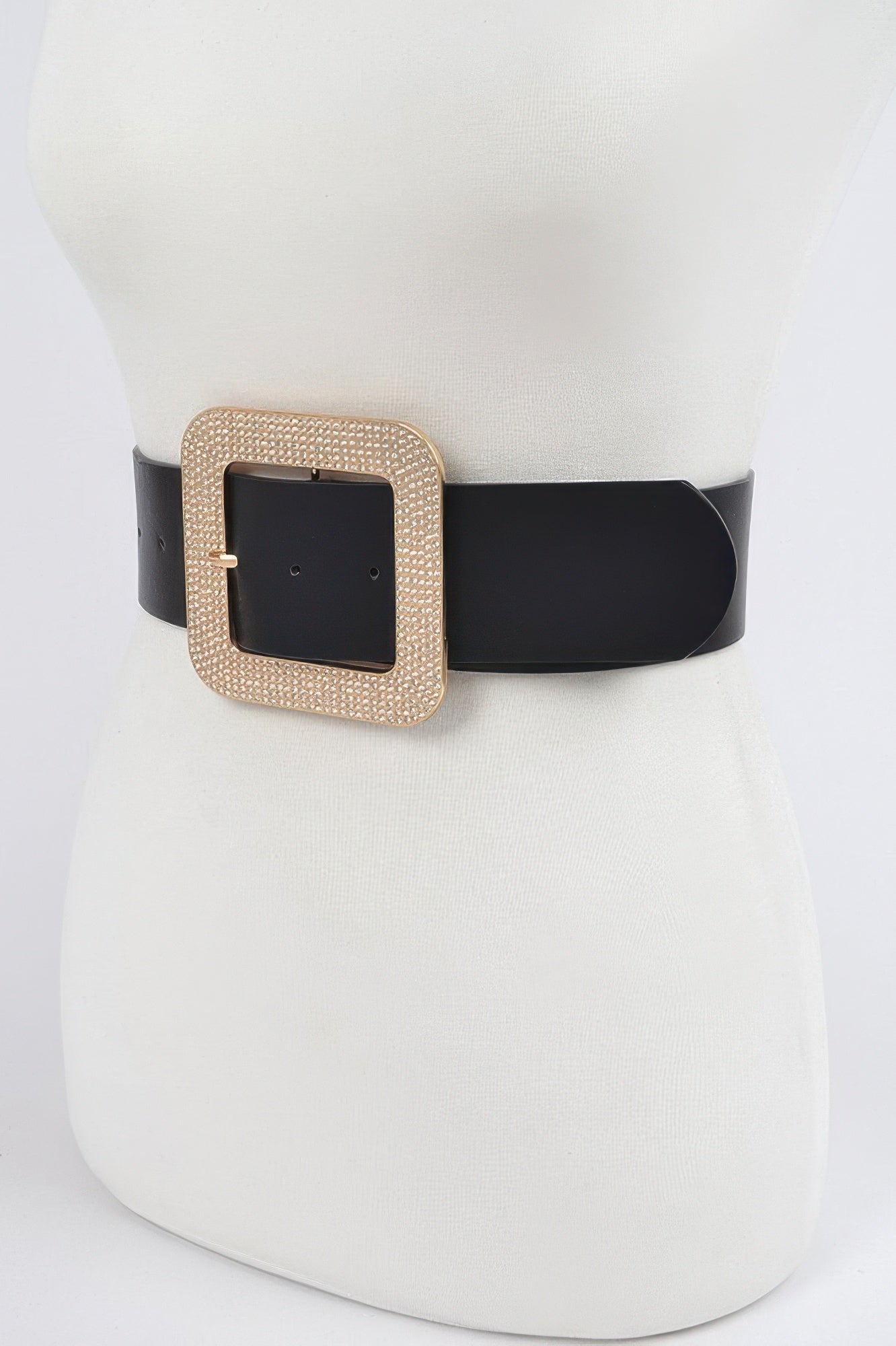 Plus Size Belt with Rhinestone Square Buckle Secondary image