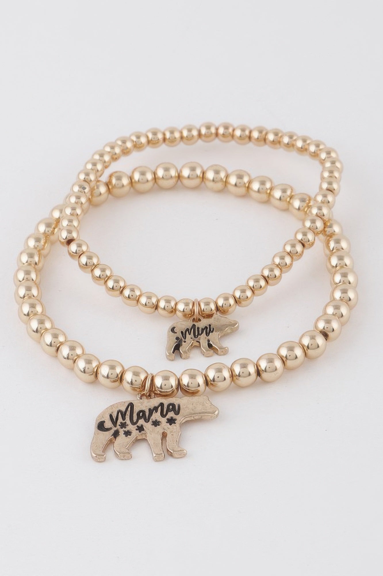 Mini and Mama Bear Beaded Bracelet Secondary image