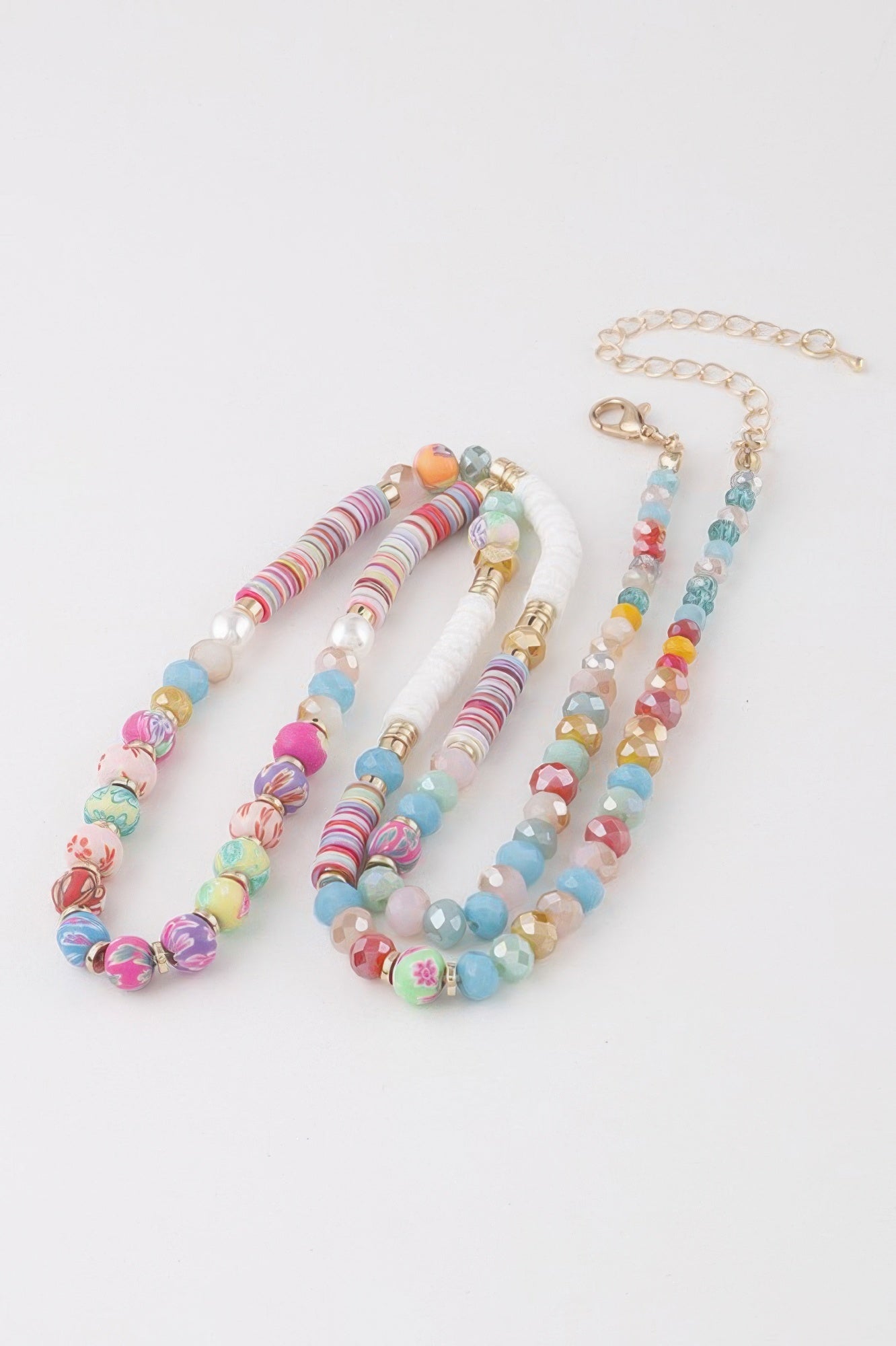 Multicolor Beaded Statement Necklace Secondary image
