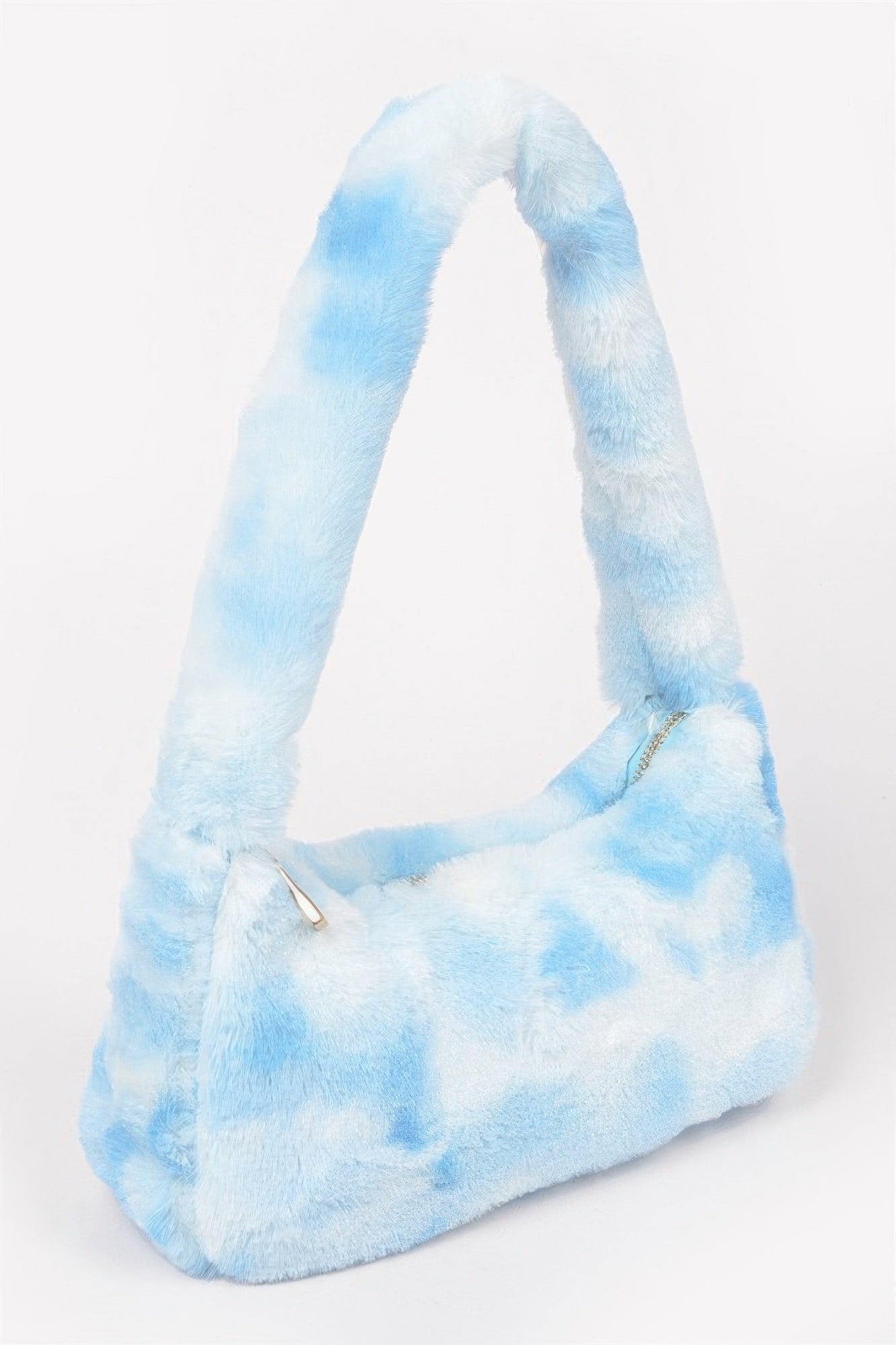 Tie-Dye Faux Fur Shoulder Bag Secondary image