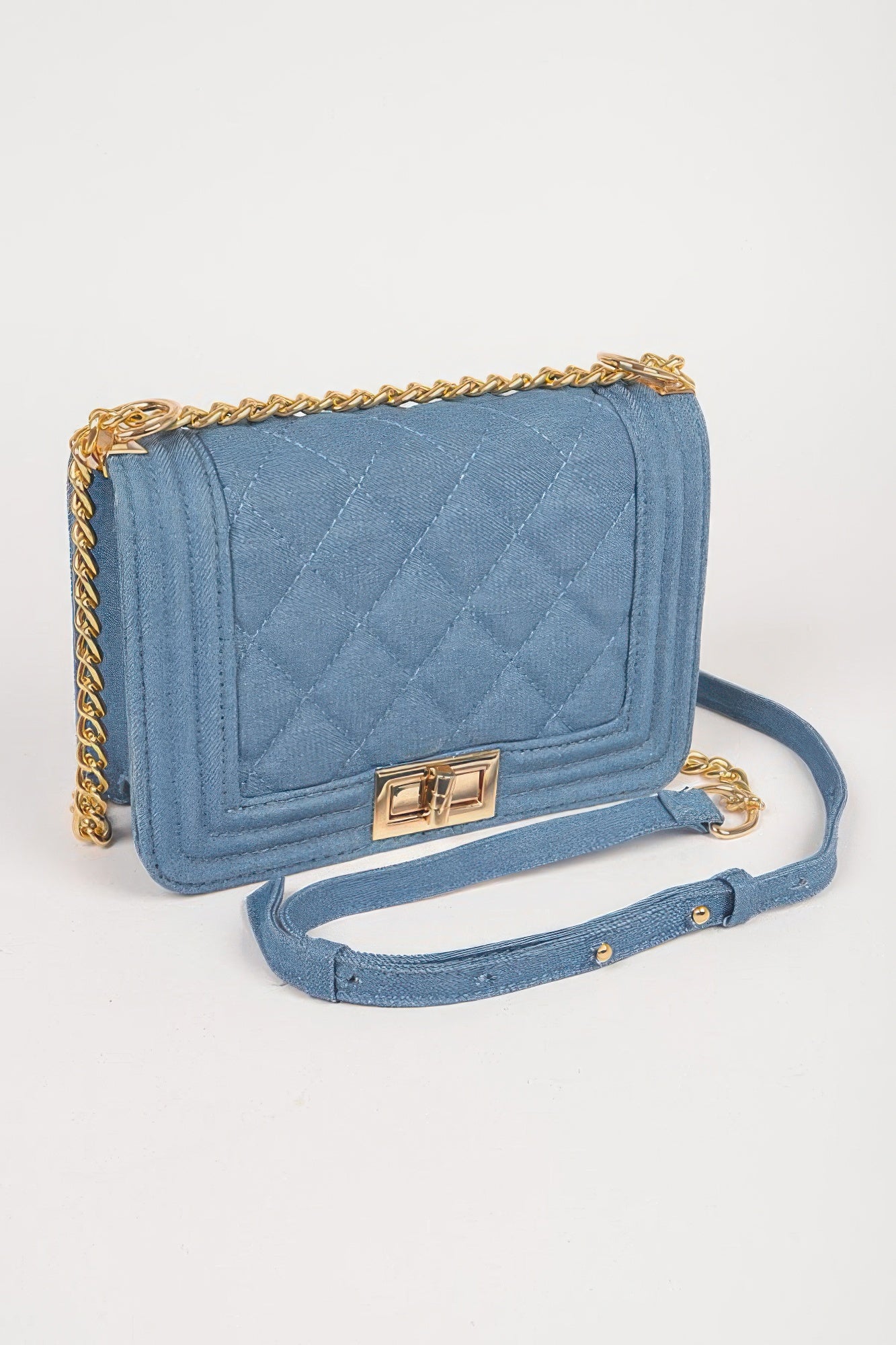 Textured Chain Strap Crossbody Bag Secondary image
