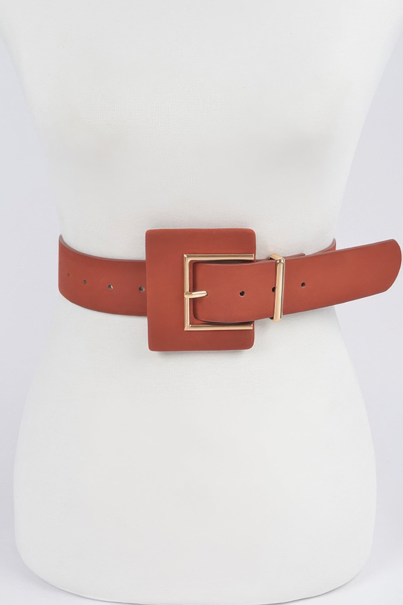 Faux Suede Buckle Belt Secondary image
