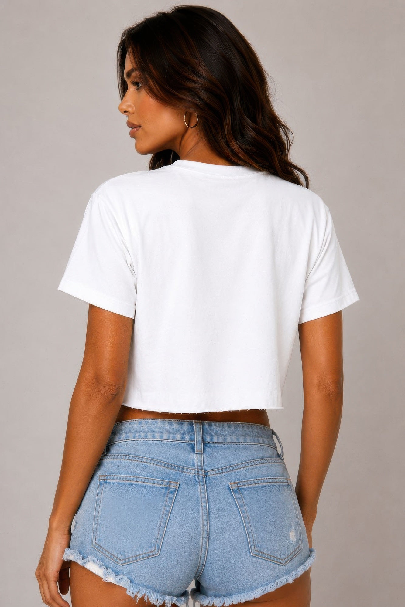 USA 250 Years Cropped Graphic Cotton T-Shirt Secondary image