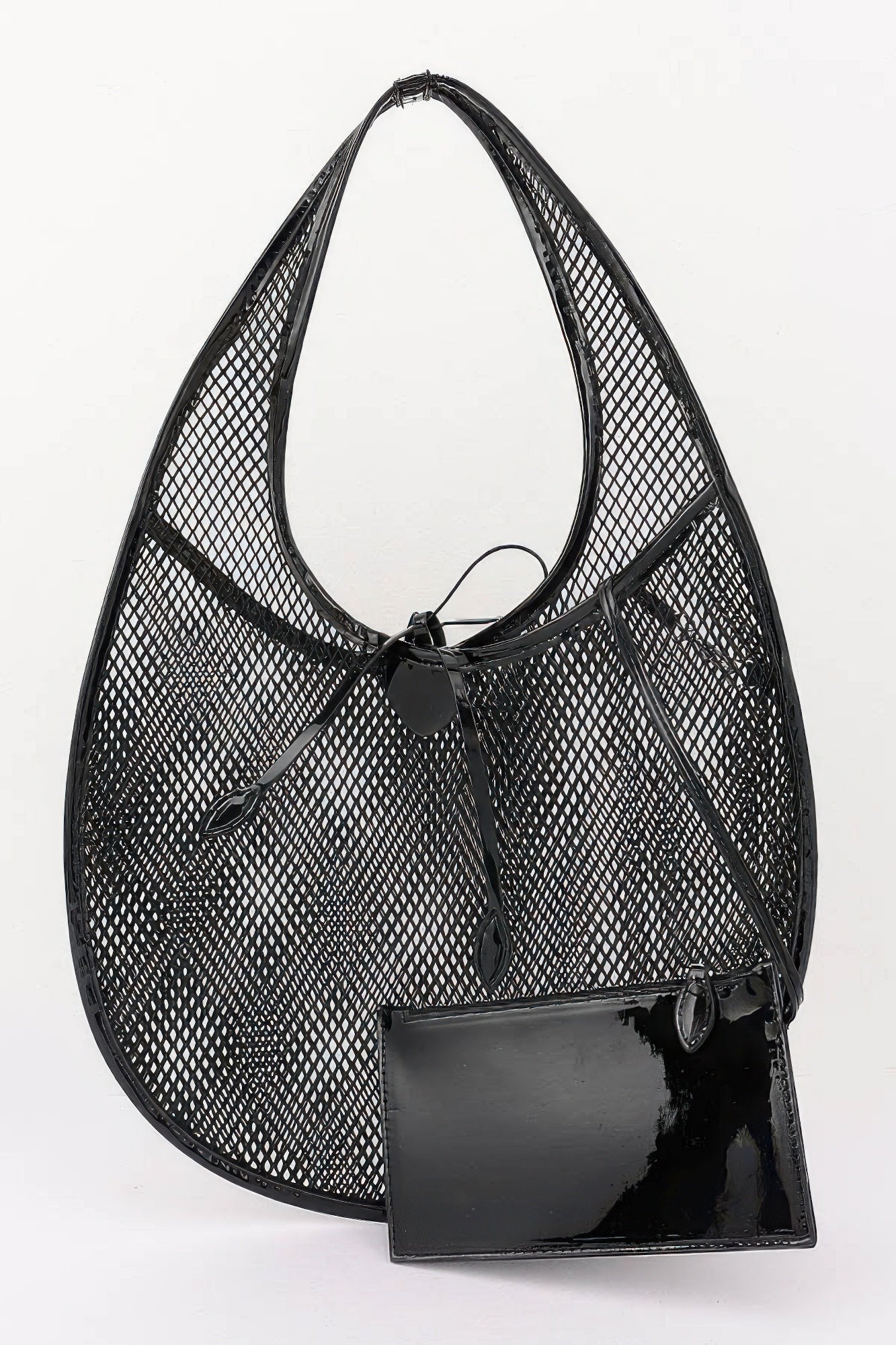Open Mesh Tote with Detachable Pouch Secondary image
