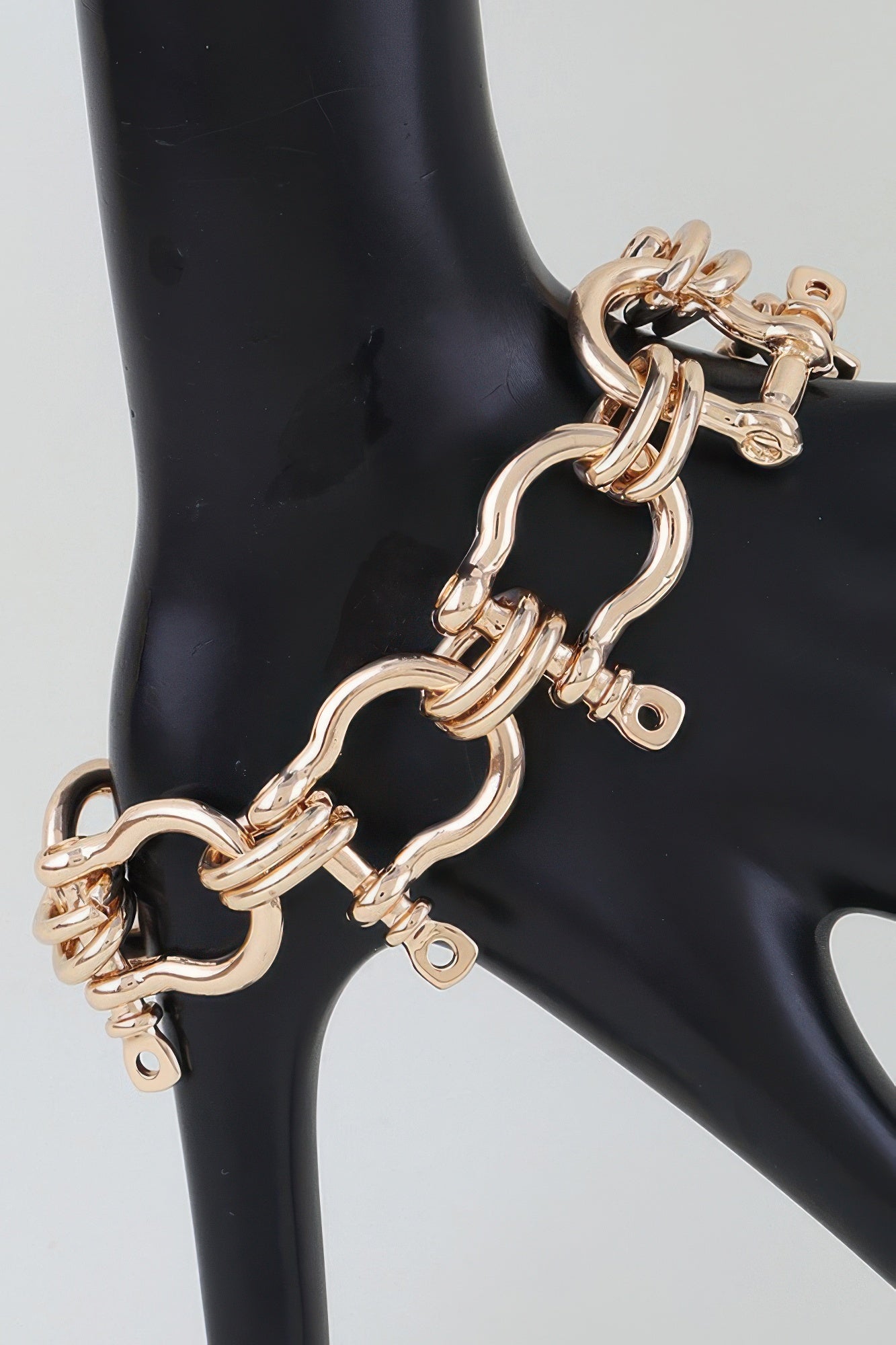 Horseshoe Link Toggle Bracelet Secondary image