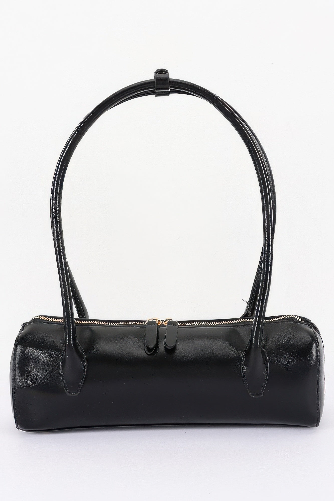 Vegan Leather Cylindrical Shoulder Bag Secondary image