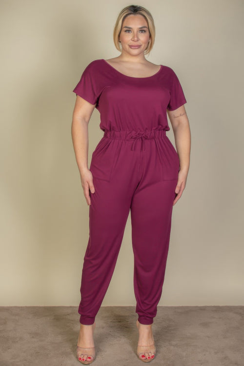 PLUS SIZE JUMPSUITS & ROMPERS
